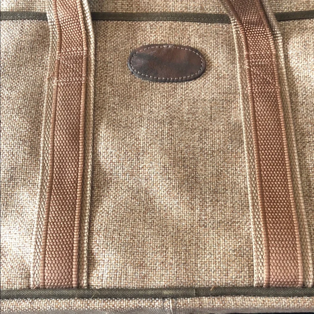 Pegasus Brown Canvas Travel Tote Bag by